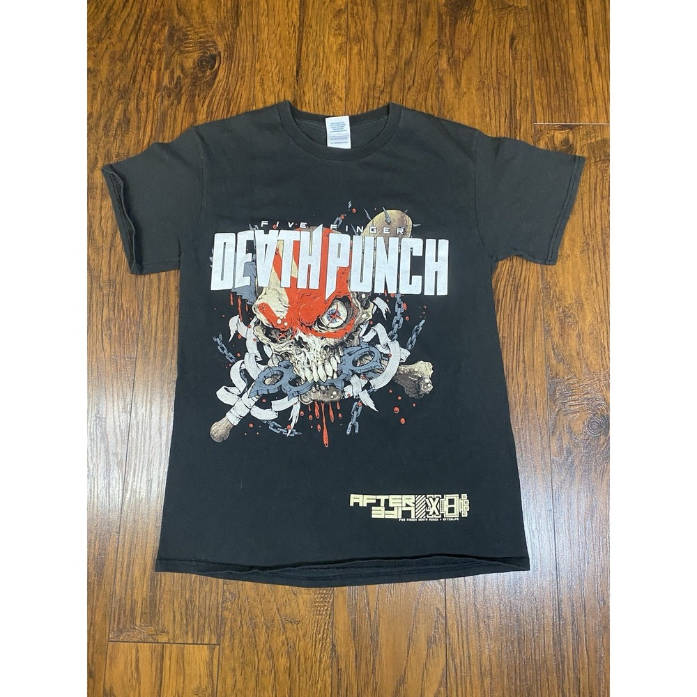 Five‎ Finger Death Punch AfterLife 2022 USA Tour Graphic T-Shirt Black Small